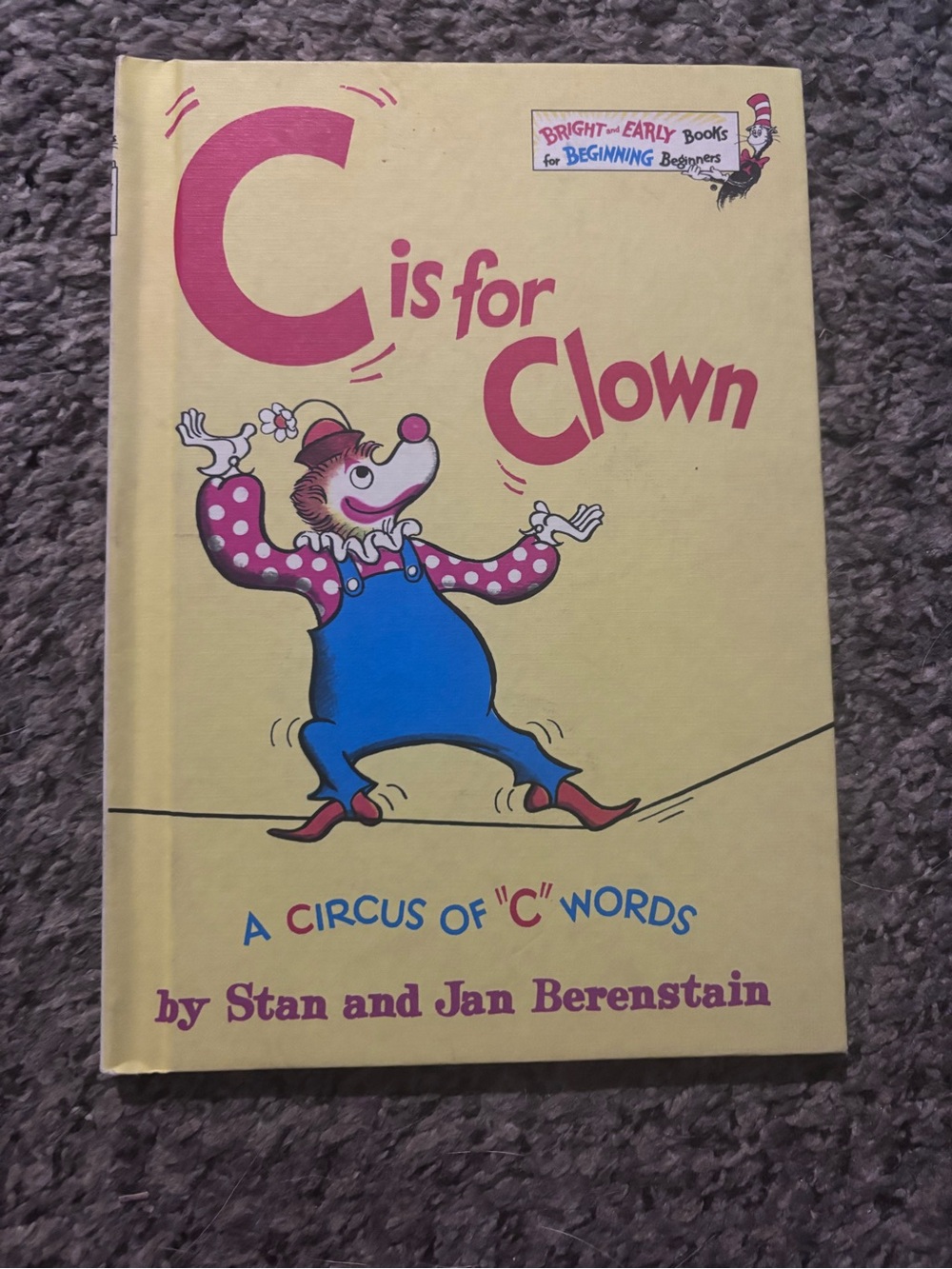 C is for Clown - Yellow Kids Book